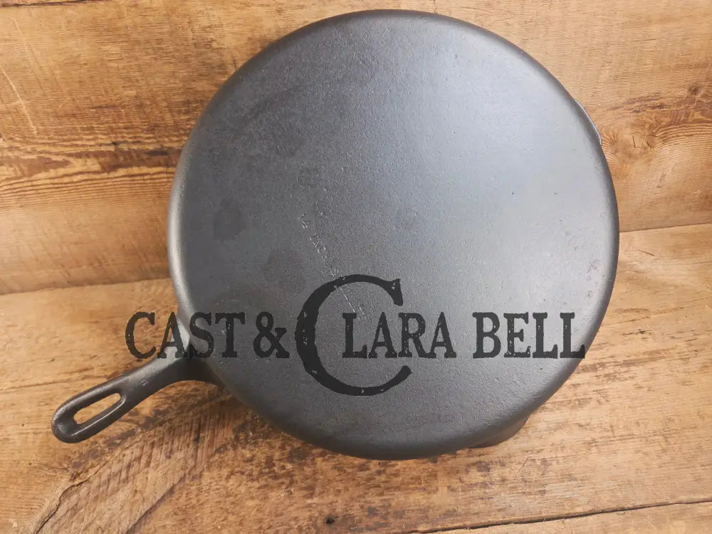 Looking for a BIG skillet?? Wagner #12 B Cast Iron Skillet with Heat Ring 14 inch skillet Skillet