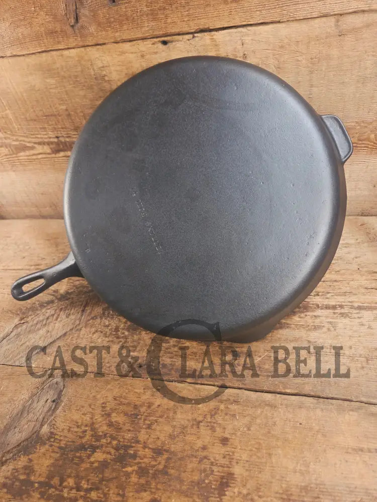 Looking for a BIG skillet?? Wagner #12 B Cast Iron Skillet with Heat Ring 14 inch skillet Skillet