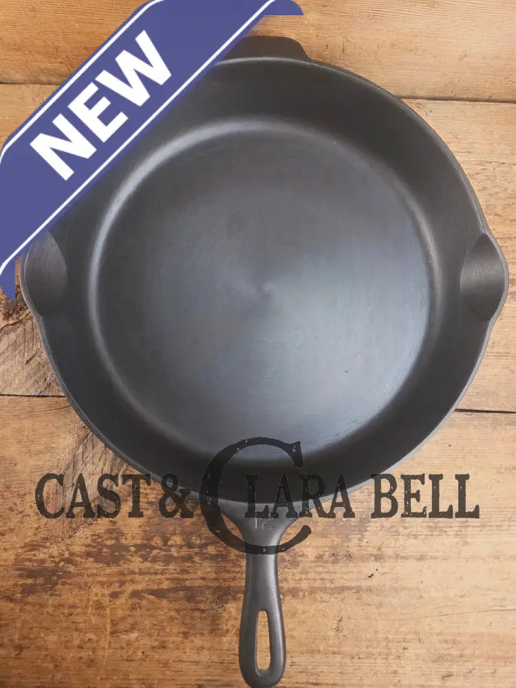 Looking for a BIG skillet?? Wagner #12 B Cast Iron Skillet with Heat Ring 14 inch skillet Skillet