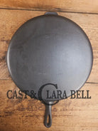 Looking for a BIG skillet?? Wagner #12 B Cast Iron Skillet with Heat Ring 14 inch skillet Skillet