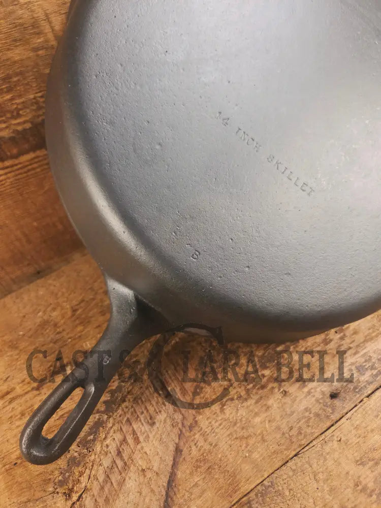 Looking for a BIG skillet?? Wagner #12 B Cast Iron Skillet with Heat Ring 14 inch skillet Skillet