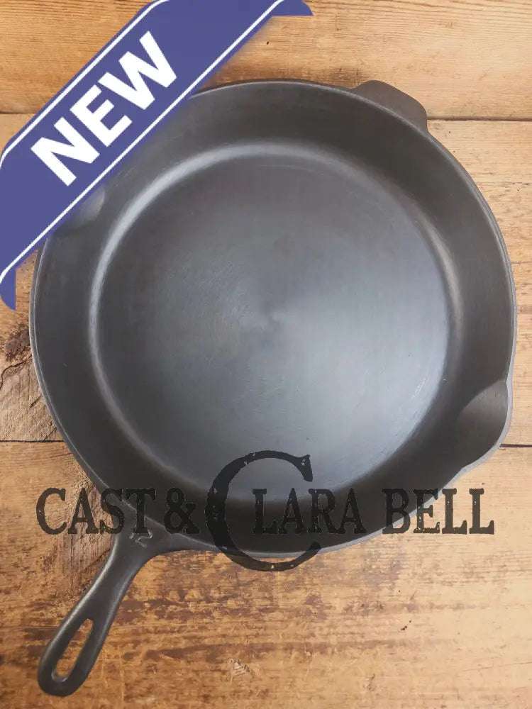 Looking for a BIG skillet?? Wagner #12 B Cast Iron Skillet with Heat Ring 14 inch skillet Skillet