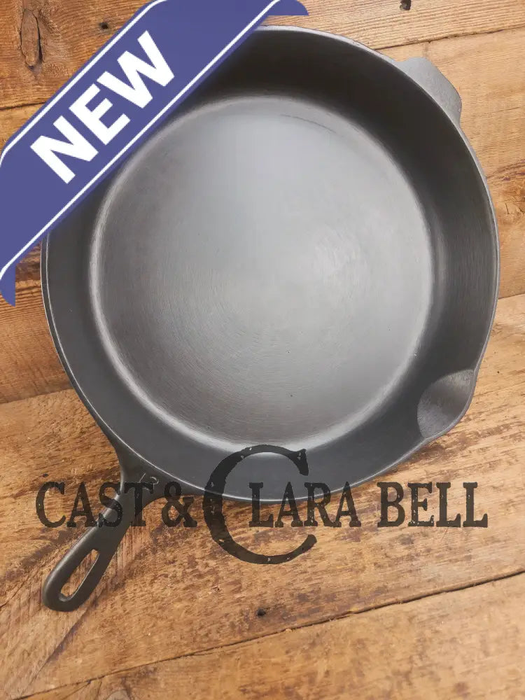Looking for a BIG skillet?? Wagner #12 B Cast Iron Skillet with Heat Ring 14 inch skillet Skillet