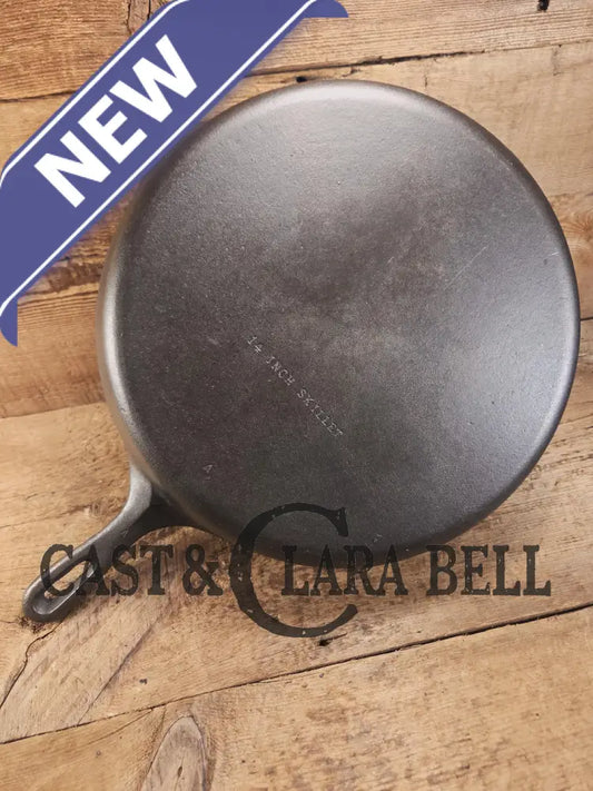 Looking for a BIG skillet?? Wagner #12 Cast Iron Skillet with Heat Ring 14 inch skillet ’A’ Skillet