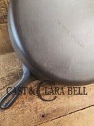 Looking for a BIG skillet?? Wagner #12 Cast Iron Skillet with Heat Ring 14 inch skillet Skillet