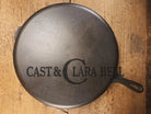 Looking for a BIG skillet?? Wagner #12 Cast Iron Skillet with Heat Ring 14 inch skillet ’A’ Skillet