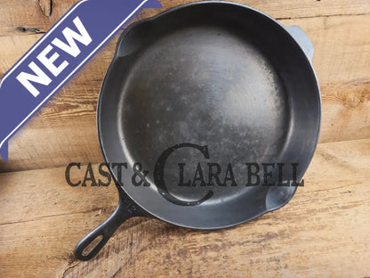 Looking for a BIG skillet?? Wagner #12 Cast Iron Skillet with Heat Ring 14 inch skillet Skillet