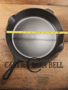 Looking for a BIG skillet?? Wagner #12 Cast Iron Skillet with Heat Ring 14 inch skillet ’A’ Skillet