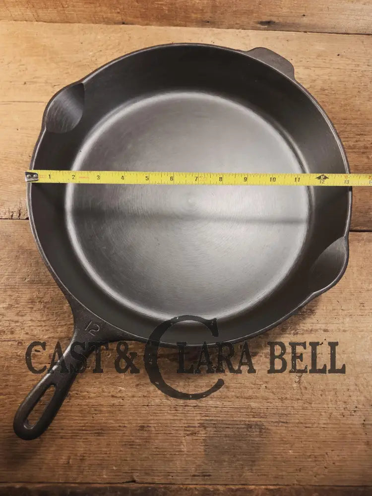 Looking for a BIG skillet?? Wagner #12 Cast Iron Skillet with Heat Ring 14 inch skillet ’A’ Skillet
