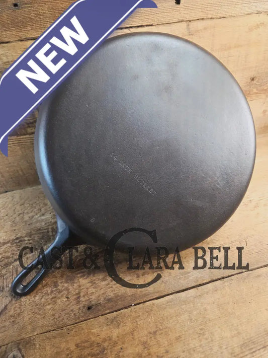 Looking for a BIG skillet?? Wagner #12 Cast Iron Skillet with Heat Ring 14 inch skillet Skillet