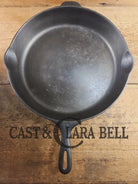 Looking for a BIG skillet?? Wagner #12 Cast Iron Skillet with Heat Ring 14 inch skillet Skillet