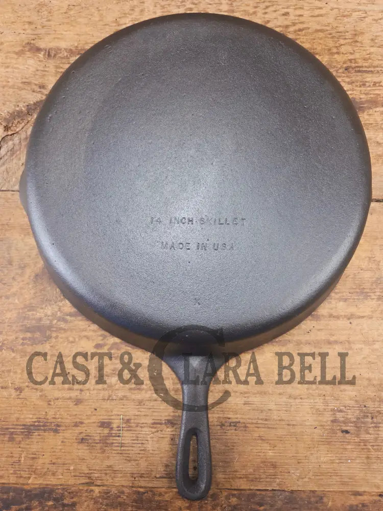 Looking for a BIG skillet?? Wagner #12 Cast Iron Skillet with Heat Ring 14 inch skillet - Skillet