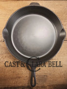 Looking for a BIG skillet?? Wagner #12 Cast Iron Skillet with Heat Ring 14 inch skillet ’A’ Skillet