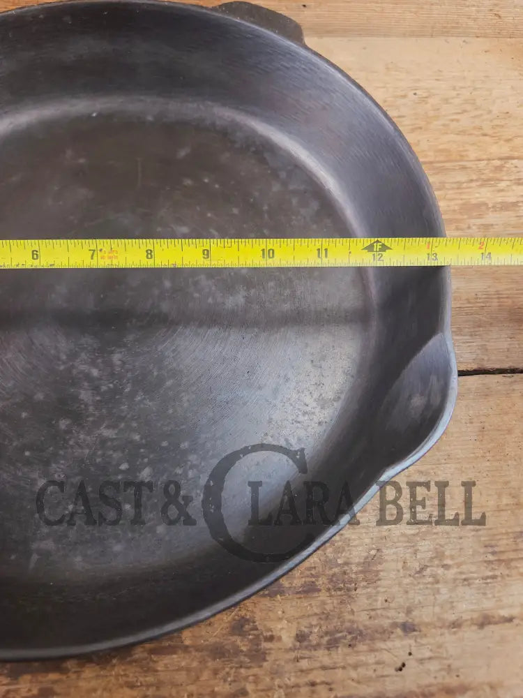 Looking for a BIG skillet?? Wagner #12 Cast Iron Skillet with Heat Ring 14 inch skillet Skillet