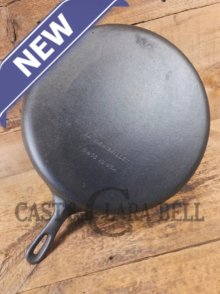 Looking for a BIG skillet?? Wagner #12 Cast Iron Skillet with Heat Ring 14 inch skillet - Skillet