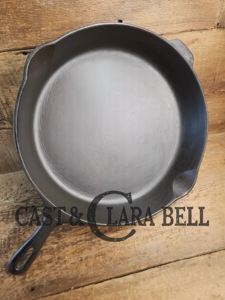 Looking for a BIG skillet?? Wagner #12 Cast Iron Skillet with Heat Ring 14 inch skillet Skillet