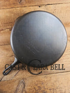 Looking for a BIG skillet?? Wagner #12 Cast Iron Skillet with Heat Ring 14 inch skillet Skillet