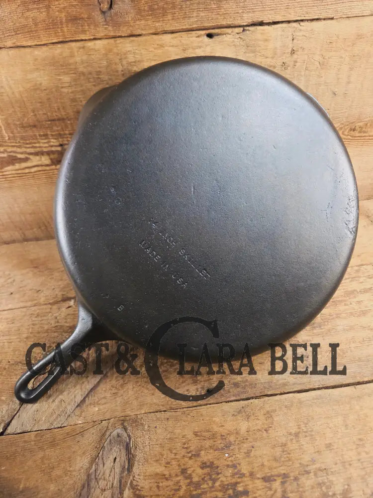 Looking for a BIG skillet?? Wagner #12 Cast Iron Skillet with Heat Ring 14 inch skillet Skillet