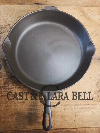 Looking for a BIG skillet?? Wagner #12 Cast Iron Skillet with Heat Ring 14 inch skillet Skillet
