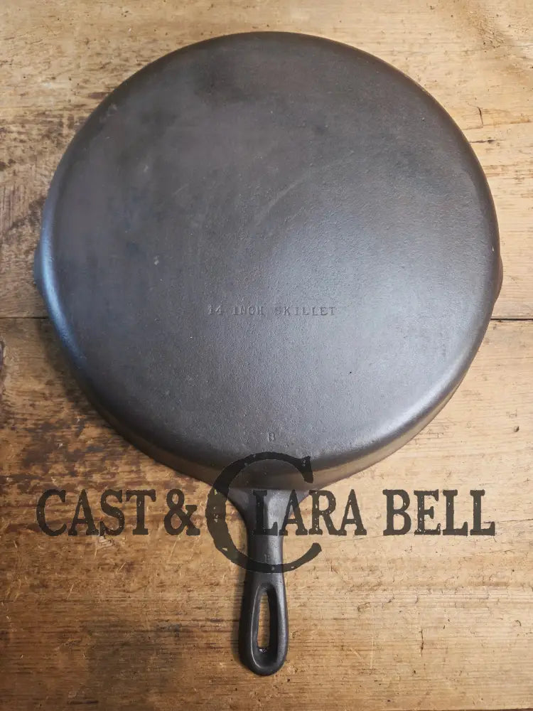 Looking for a BIG skillet?? Wagner #12 Cast Iron Skillet with Heat Ring 14 inch skillet Skillet