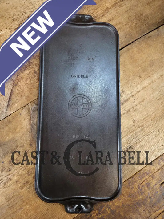 LOVE it. Great gift! 1930’s Small Block Logo Griswold #7 Cast Iron Long Griddle 907 Griddle