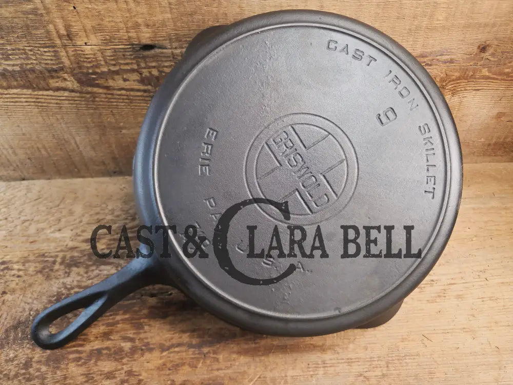Lovely 1920’s Griswold #9 Skillet with Heat Ring and Large Block Logo 710 AX One of the most popular Griswold lines