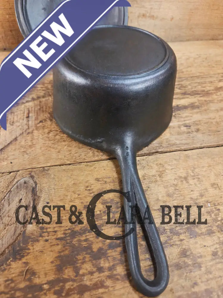 Lovely Birmingham Stove & Range Marked 2 quart sauce pan with lid! Perfect bean pot for your grill! Dutch Ovens Trivets