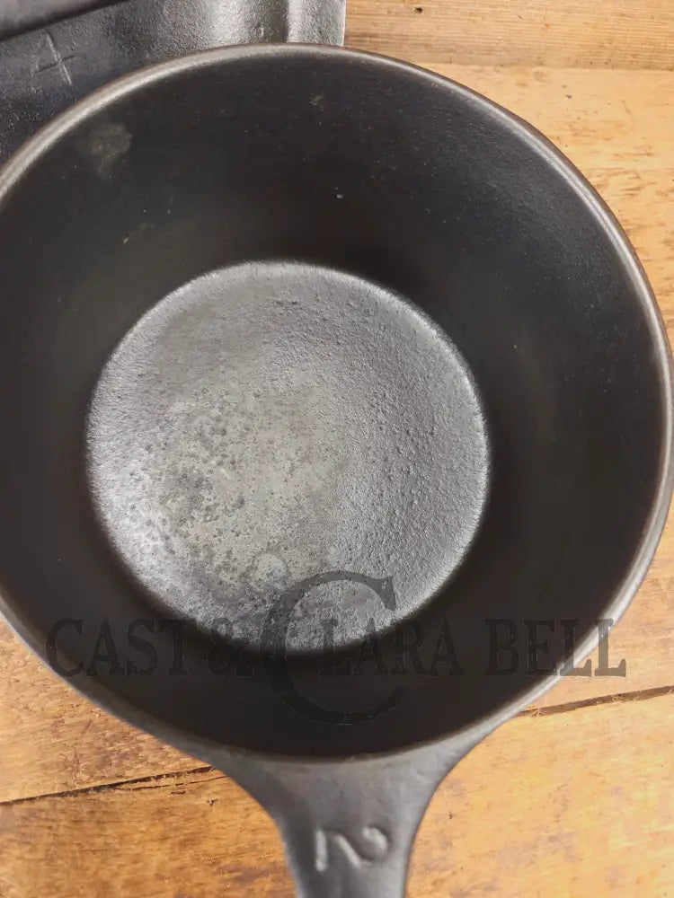 Lovely Birmingham Stove & Range Marked 2 quart sauce pan with lid! Perfect bean pot for your grill! - Dutch Ovens