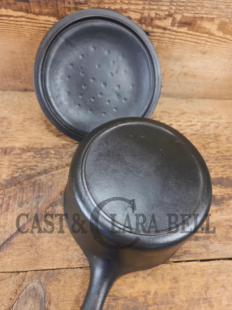 Lovely Birmingham Stove & Range Marked 2 quart sauce pan with lid! Perfect bean pot for your grill! - Dutch Ovens