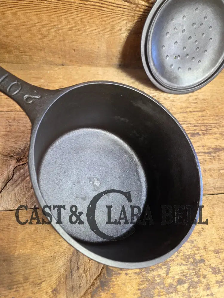 Lovely BSR (Birmingham AL) #2 quart sauce pan with lid! Perfect bean pot for your grill! Dutch Ovens Trivets & Kettles