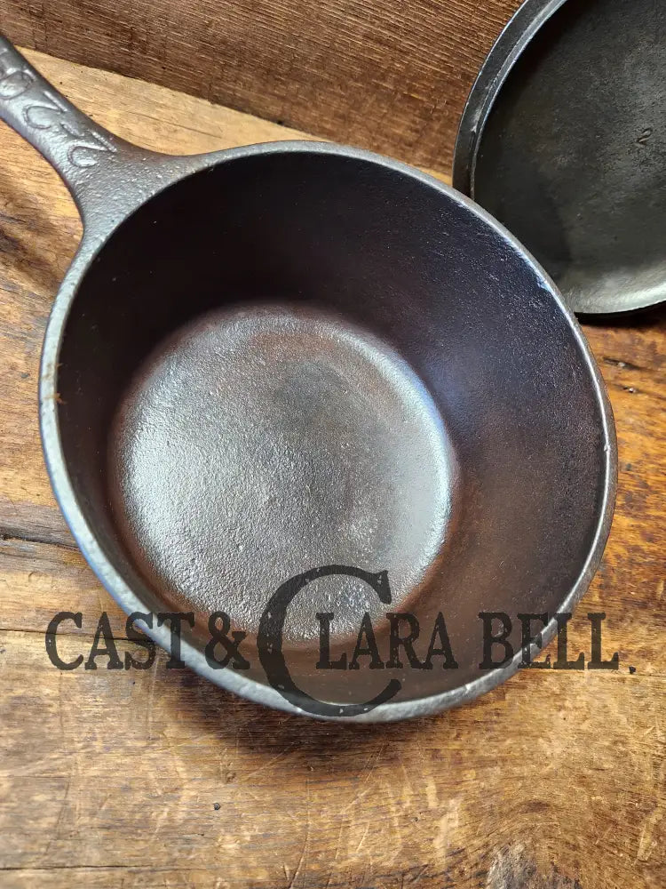 Lovely Birmingham Stove & Range Marked 2 Quart Sauce Pan With Lid! Perfect Bean Pot For Your Grill!