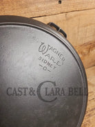 Lucky #13. 1930s Wagner Ware #13 Skillet w/ Stylized Logo Heat Ring 1063. A tough one to find! - Skillet