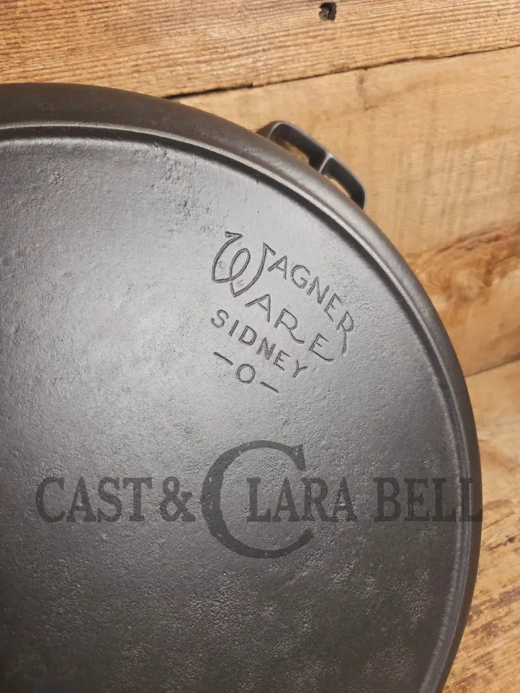 Lucky #13. 1930s Wagner Ware #13 Skillet w/ Stylized Logo Heat Ring 1063. A tough one to find! - Skillet