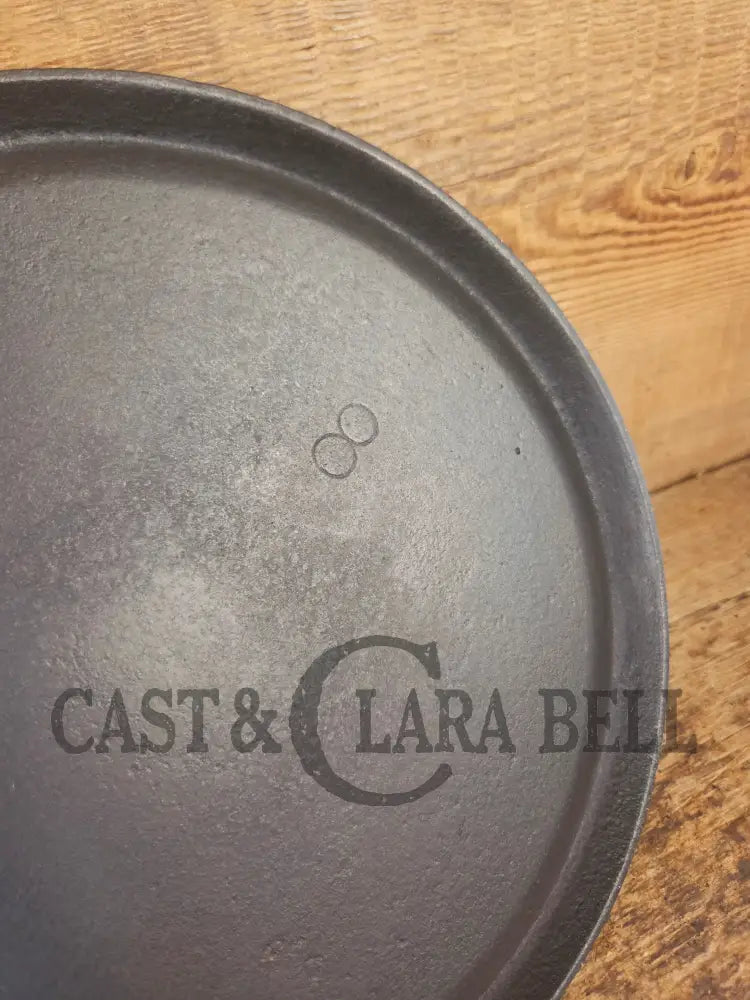 Make 100 year old grilled cheese! Earlier 1920’s era Lodge #8 Round Griddle. Raised P Incised 8 - Griddle