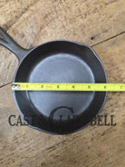 Martin Stove & Range Co. #3 Cast Iron Egg Skillet with ’Hamburger’ Logo Skillet