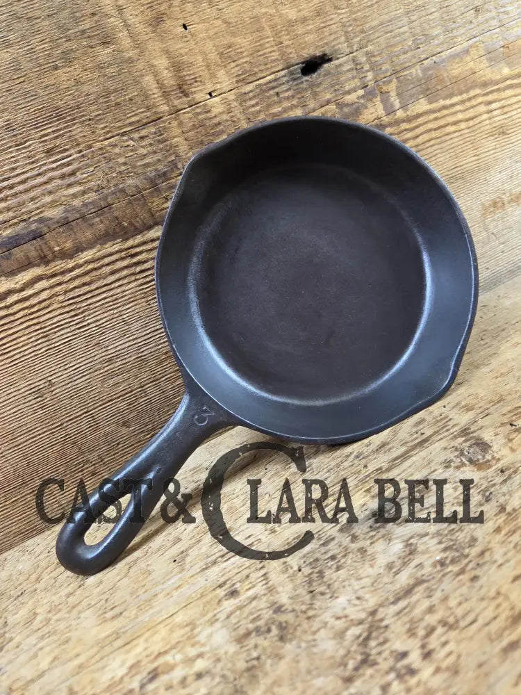 Martin Stove & Range Co. #3 Cast Iron Egg Skillet with ’Hamburger’ Logo Skillet
