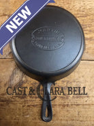 Martin Stove & Range Co. #8 Cast Iron Skillet with ’Hamburger’ Logo. Versatile and elegant Skillet