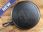 Martin Stove & Range Co. #8 Cast Iron Skillet with ’Hamburger’ Logo. Versatile and elegant Skillet