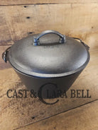 Martin Stove & Range No. 7 Three Legged Kettle with matching lid. Very unique gift campfire pot and display piece Dutch