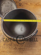 Martin Stove & Range No. 7 Three Legged Kettle with matching lid. Very unique gift campfire pot and display piece Dutch