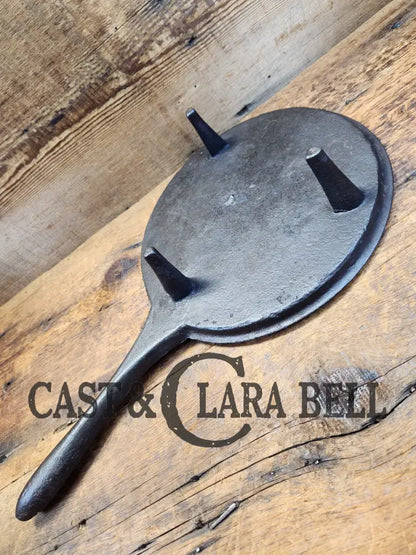 Mid 1800’S Hard To Find Hearth Spider Griddle. Restored And Ready Use! Griddle