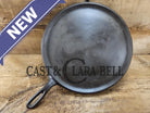 Mid Century Lodge #10 Cast Iron Round Griddle. Great daily user for grilled sandwiches! Wonderful utility griddle (UG)