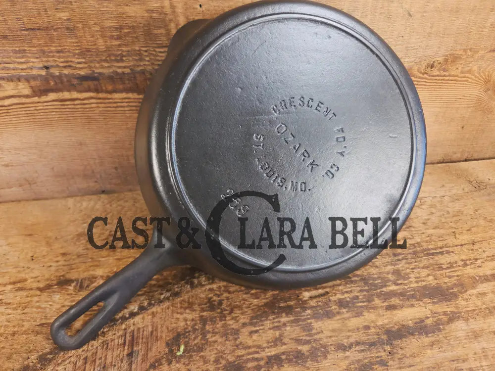 Midwest favorite! Missouri made Crescent Fndry ’Ozark’ #8 Cast Iron Skillet - Skillet