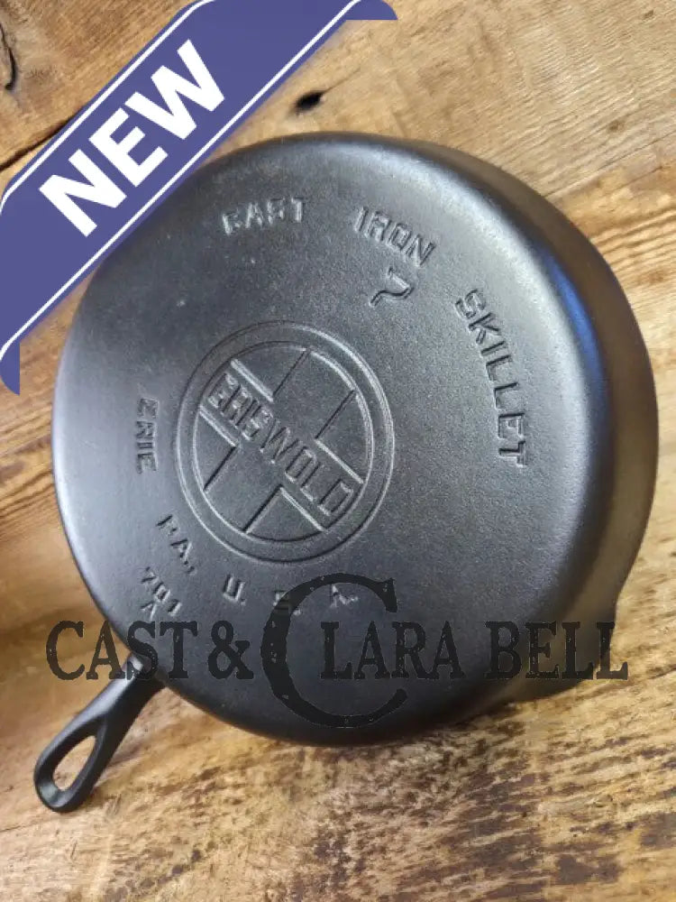 Mint! 1930’s Griswold #7 Skillet with Large Block Logo and Smooth Bottom 701 A Skillet