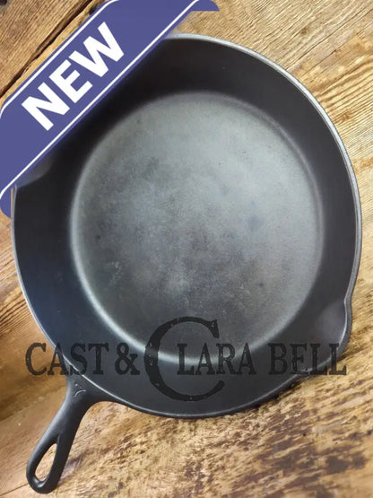Mint! 1930’s Griswold #7 Skillet with Large Block Logo and Smooth Bottom 701 A Skillet