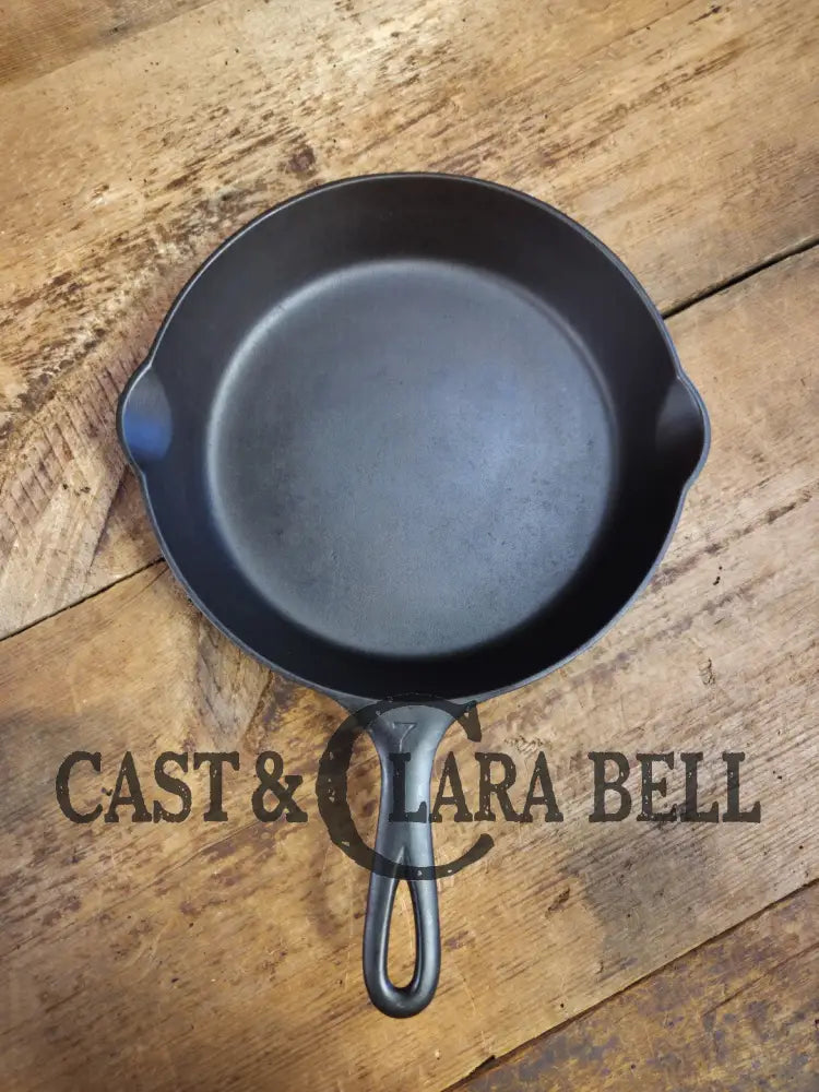 Mint! 1930’s Griswold #7 Skillet with Large Block Logo and Smooth Bottom 701 A Skillet