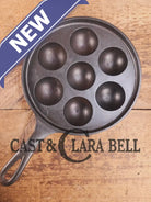 Mint and trending! Beautiful Griswold No. 32 Cast Iron Aebleskiver 962. Awesome poached eggs Skillet