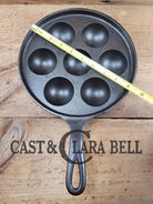 Mint And Trending! Beautiful Griswold No. 32 Cast Iron Aebleskiver 962. Awesome Poached Eggs!
