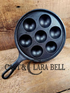 Mint And Trending! Beautiful Griswold No. 32 Cast Iron Aebleskiver 962. Awesome Poached Eggs!