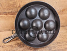 Mint and trending! Beautiful Griswold No. 32 Cast Iron Aebleskiver 962. Awesome poached eggs Skillet